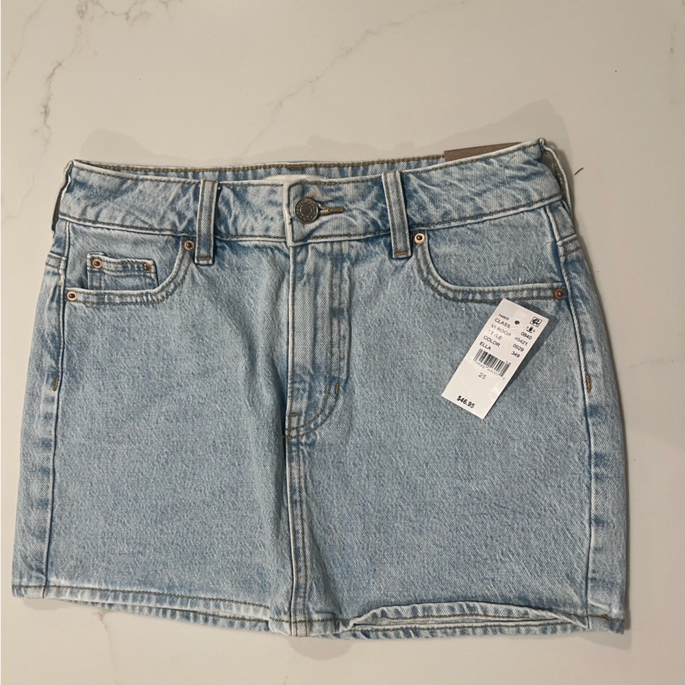 Denim Mini Skirt